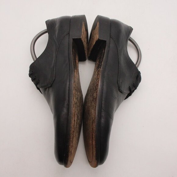 John Varvatos USA Men's Size 9 M Black Leather Plain Toe Oxfords Dress Shoes - Picture 9 of 10